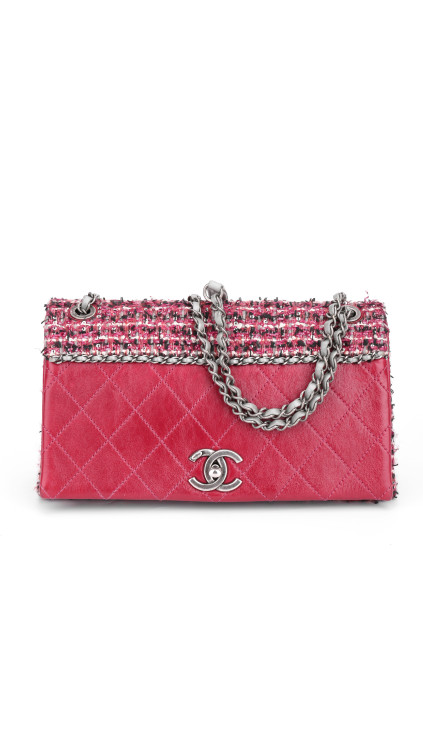 Chanel Tweed Flap Crossbody Bag