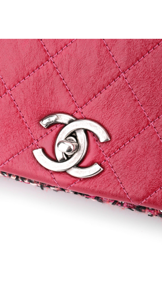 Chanel Tweed Flap Crossbody Bag
