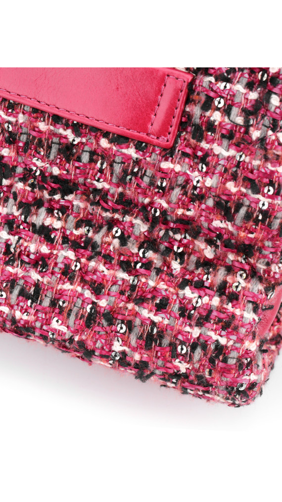 Chanel Tweed Flap Crossbody Bag