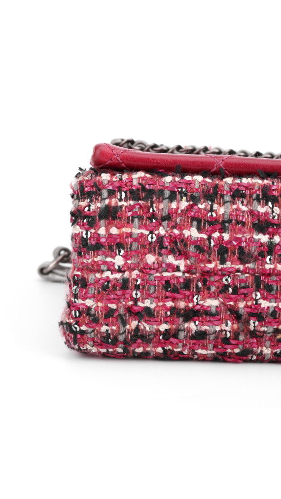Chanel Tweed Flap Crossbody Bag