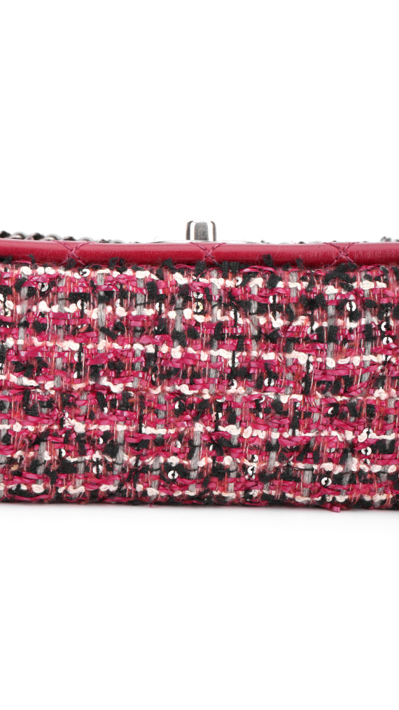 Chanel Tweed Flap Crossbody Bag