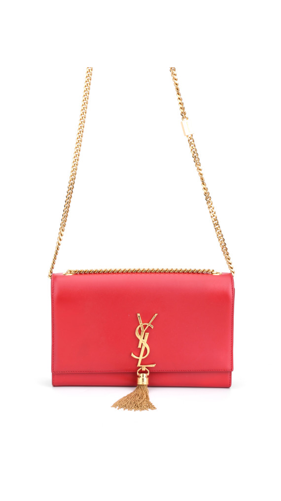Kate chain-tassel leather cross-body bag