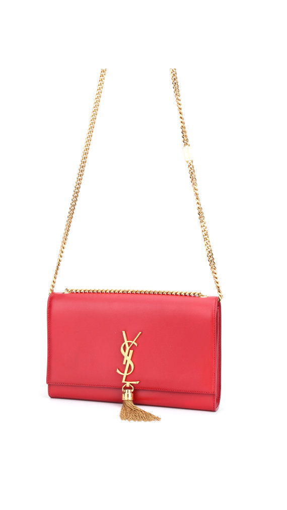 Kate chain-tassel leather cross-body bag