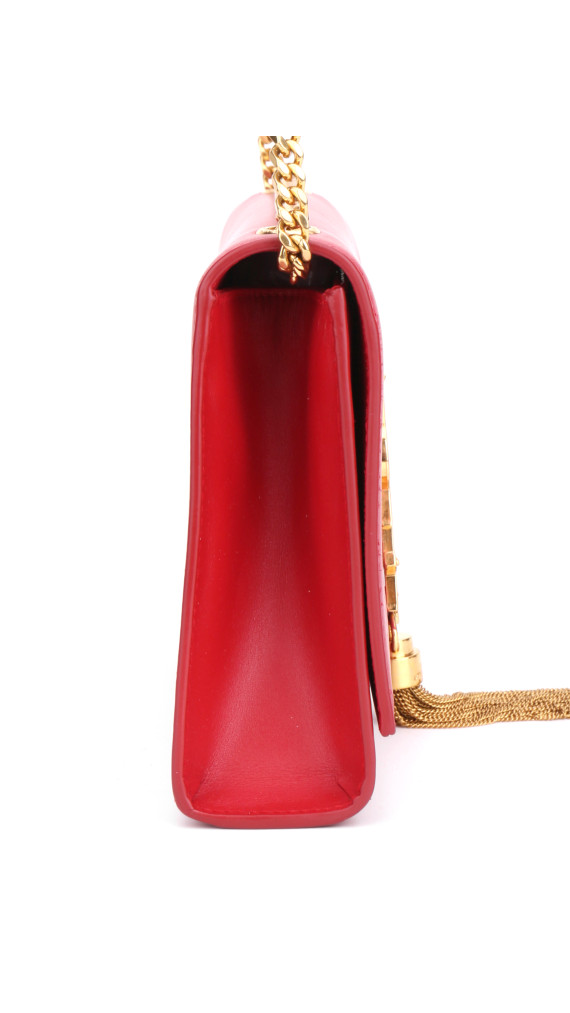 Kate chain-tassel leather cross-body bag