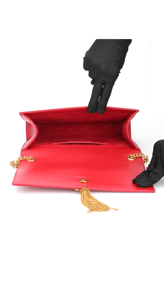 Kate chain-tassel leather cross-body bag