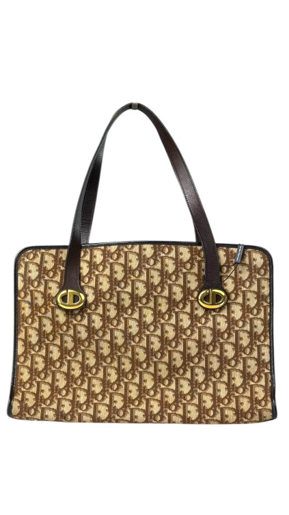 Vintage Dior Monogram Tote Bag