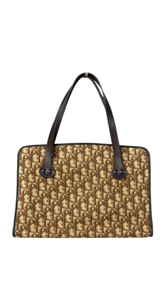 Vintage Dior Monogram Tote Bag