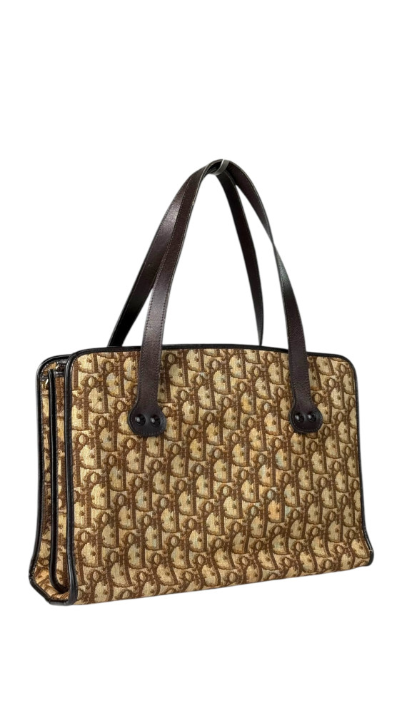 Vintage Dior Monogram Tote Bag