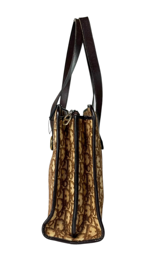 Vintage Dior Monogram Tote Bag