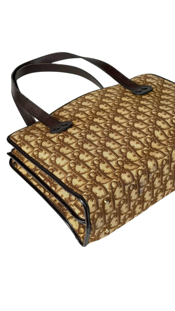 Vintage Dior Monogram Tote Bag