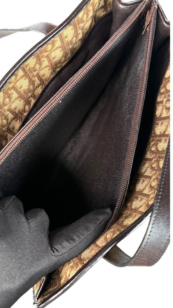 Vintage Dior Monogram Tote Bag