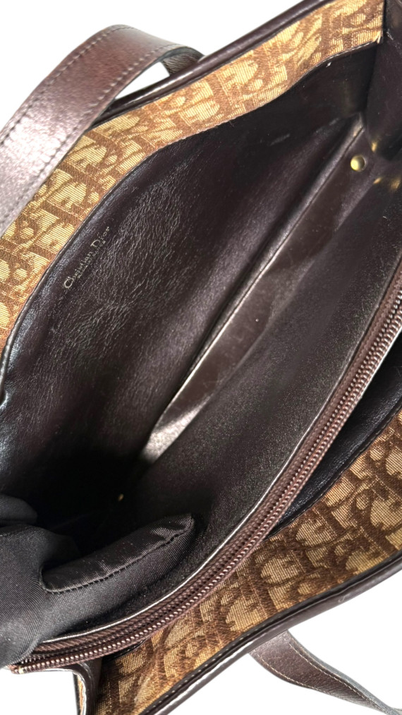 Vintage Dior Monogram Tote Bag