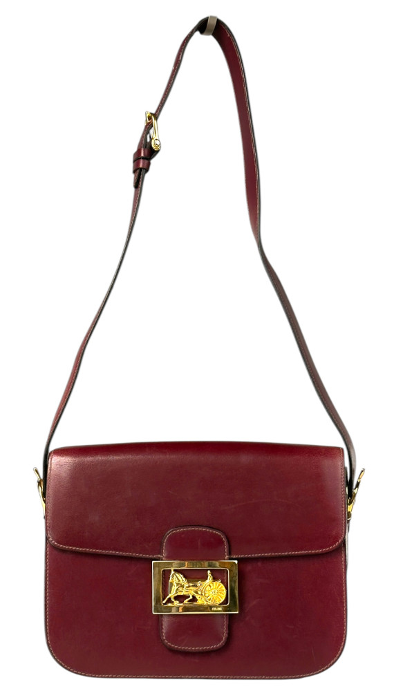 Vintage Celine Box Shoulder Bag