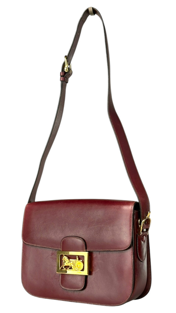 Vintage Celine Box Shoulder Bag