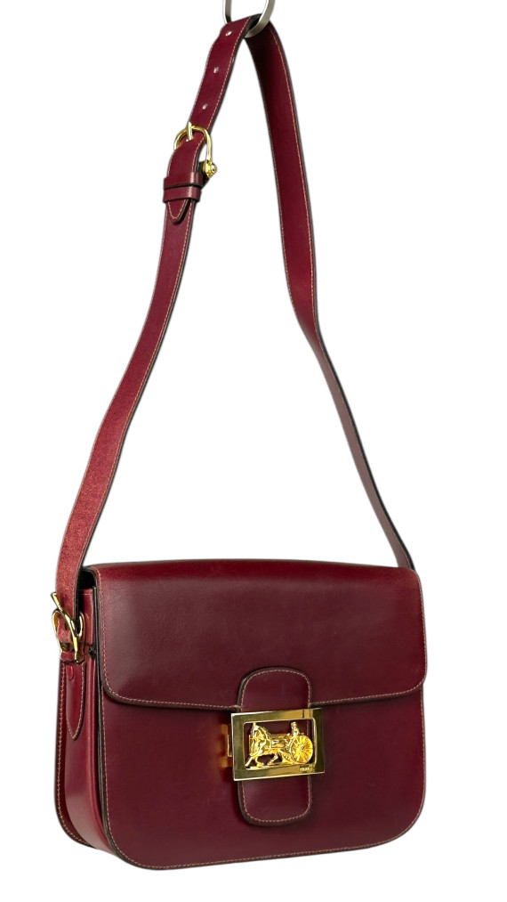 Vintage Celine Box Shoulder Bag