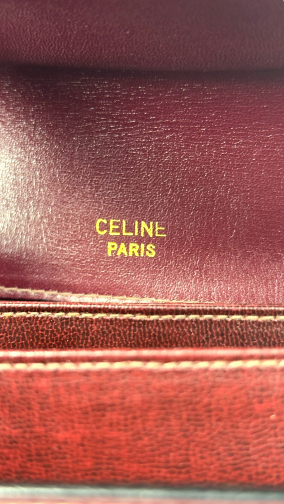 Vintage Celine Box Shoulder Bag