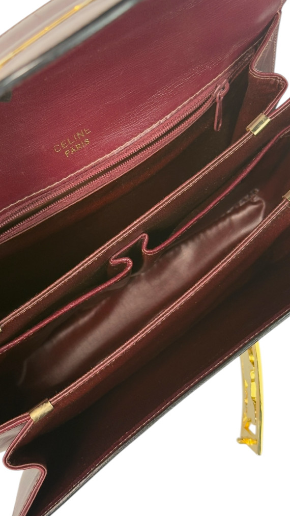 Vintage Celine Box Shoulder Bag