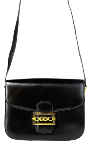 Vintage Celine Box Crossbody Shoulder Bag