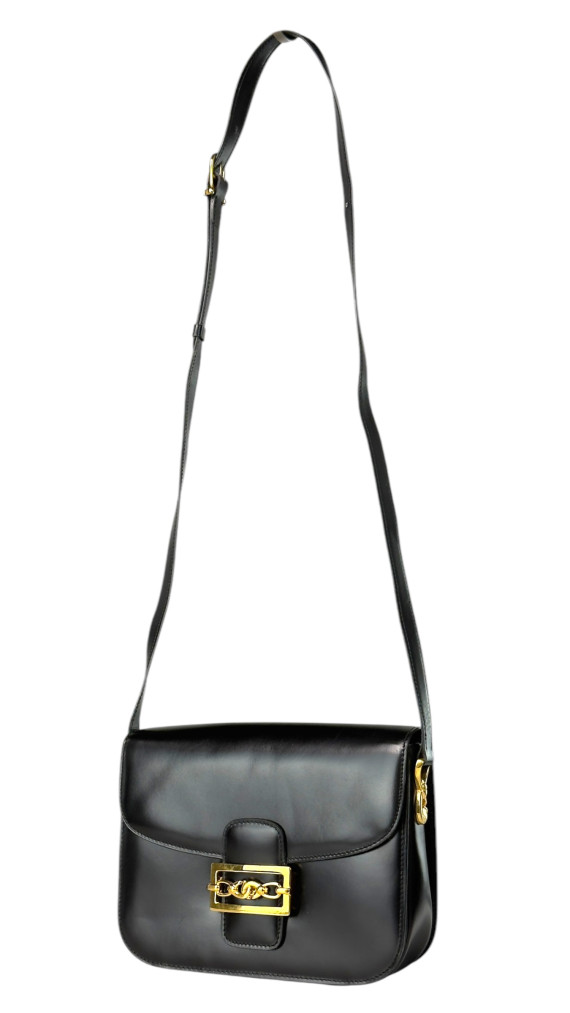 Vintage Celine Box Crossbody Shoulder Bag