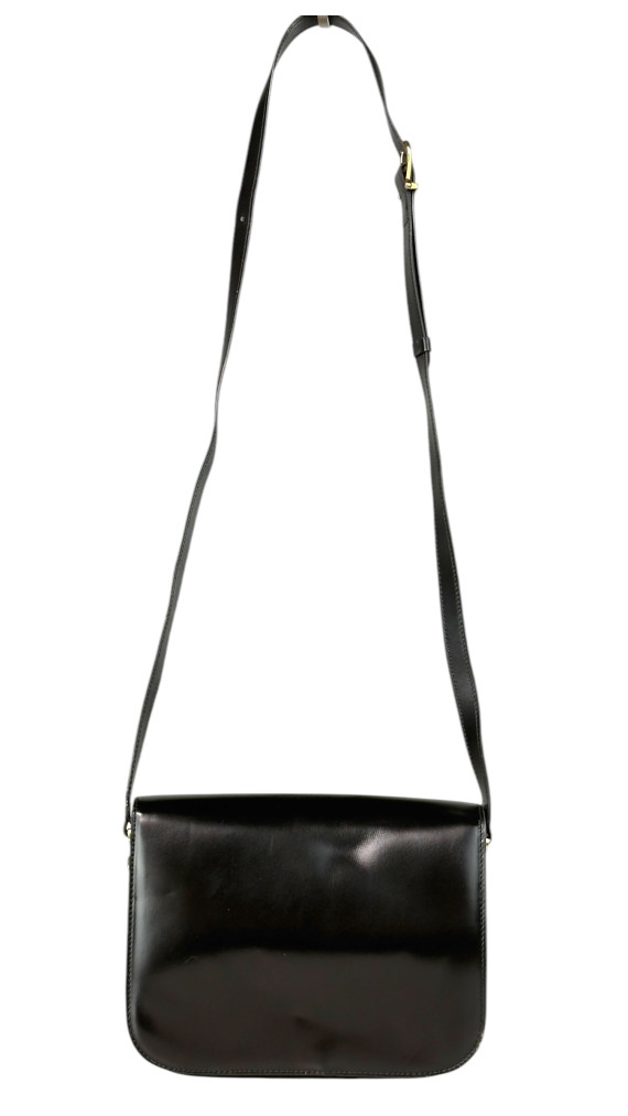 Vintage Celine Box Crossbody Shoulder Bag