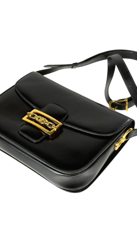 Vintage Celine Box Crossbody Shoulder Bag