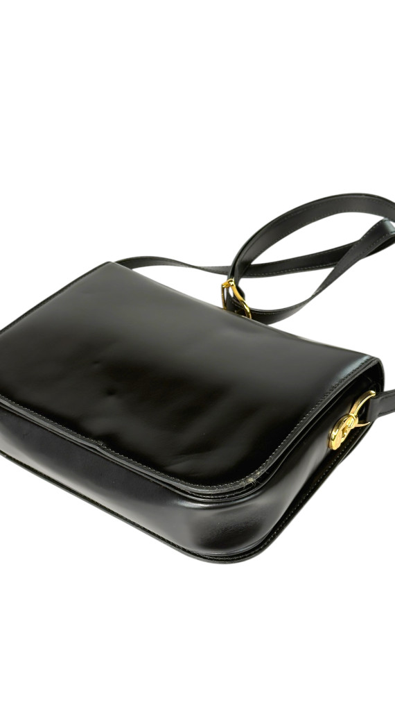 Vintage Celine Box Crossbody Shoulder Bag