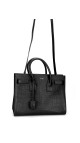 YSL Sac De Jour Size Small Croco Shoulder Bag