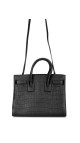 YSL Sac De Jour Size Small Croco Shoulder Bag