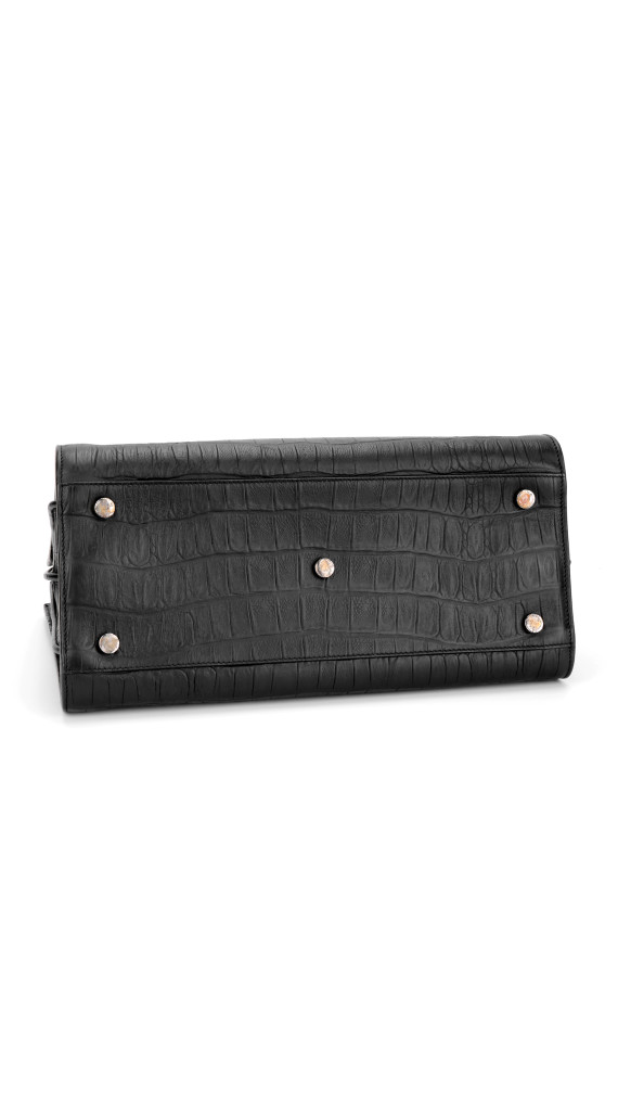 YSL Sac De Jour Size Small Croco Shoulder Bag