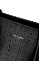 YSL Sac De Jour Size Small Croco Shoulder Bag
