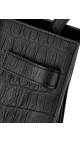 YSL Sac De Jour Size Small Croco Shoulder Bag