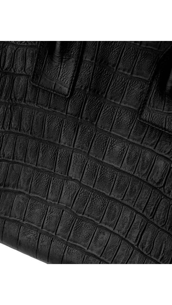 YSL Sac De Jour Size Small Croco Shoulder Bag