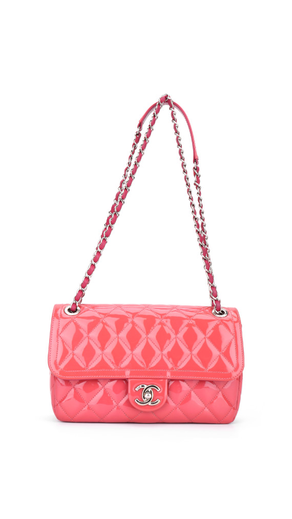 Chanel Classic Flap Bag Medium i Patent Leather