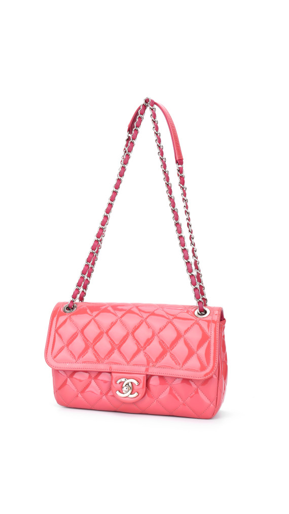 Chanel Classic Flap Bag Medium i Patent Leather