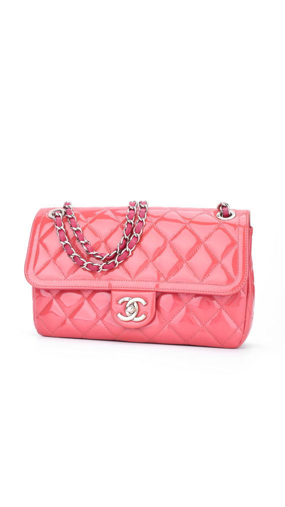 Chanel Classic Flap Bag Medium i Patent Leather