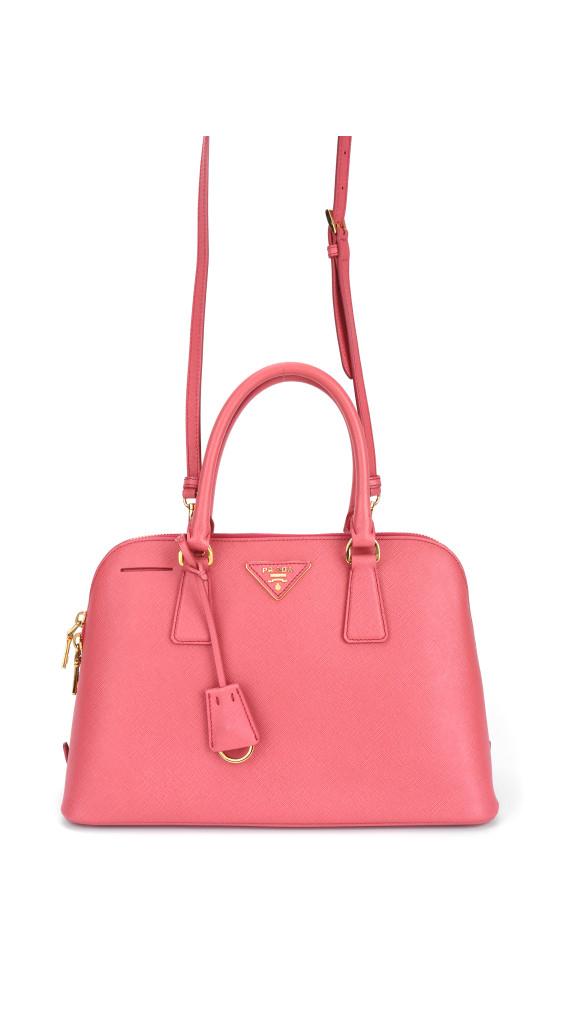 Prada Promenade Saffiano Lux Shoulder Bag