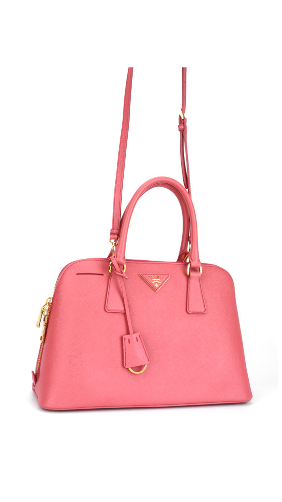 Prada Promenade Saffiano Lux Shoulder Bag