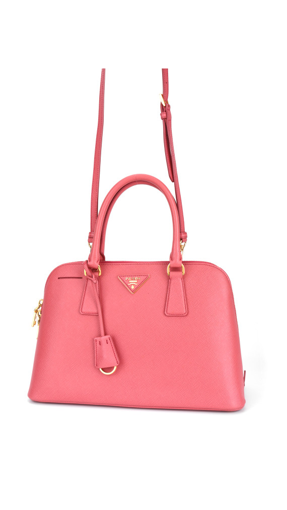 Prada Promenade Saffiano Lux Shoulder Bag