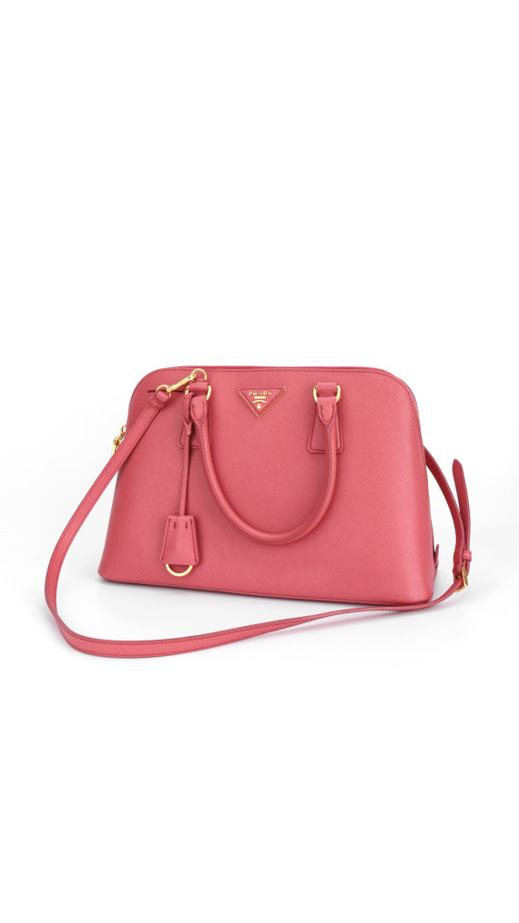 Prada Promenade Saffiano Lux Shoulder Bag