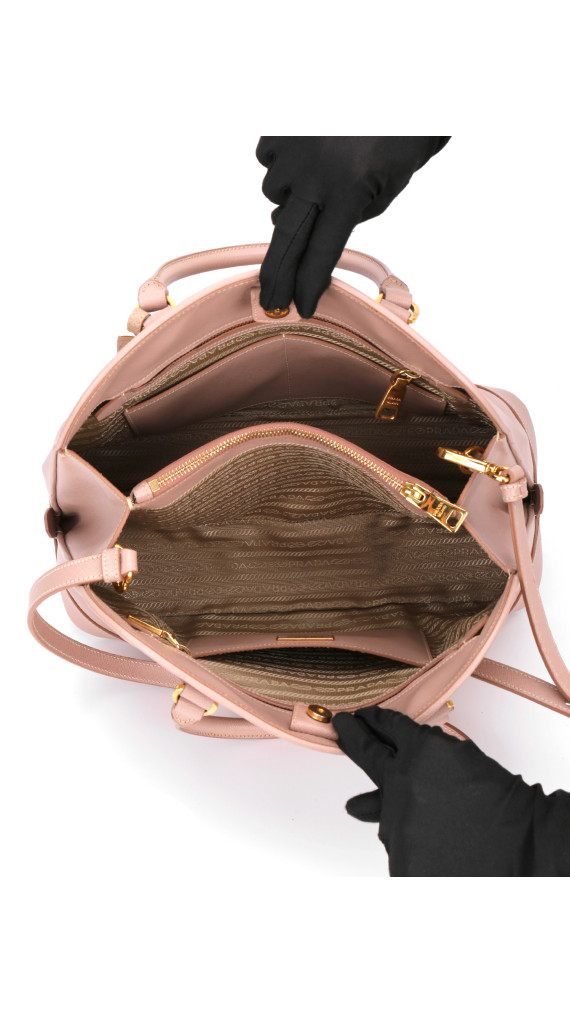 Prada Promenade Saffiano Lux Shoulder Bag