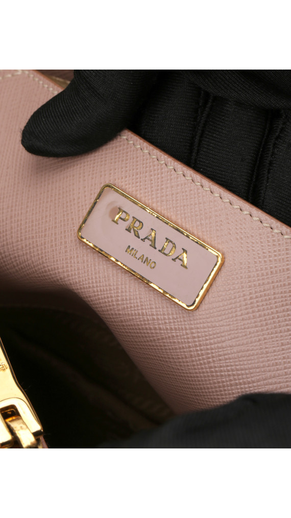 Prada Promenade Saffiano Lux Shoulder Bag