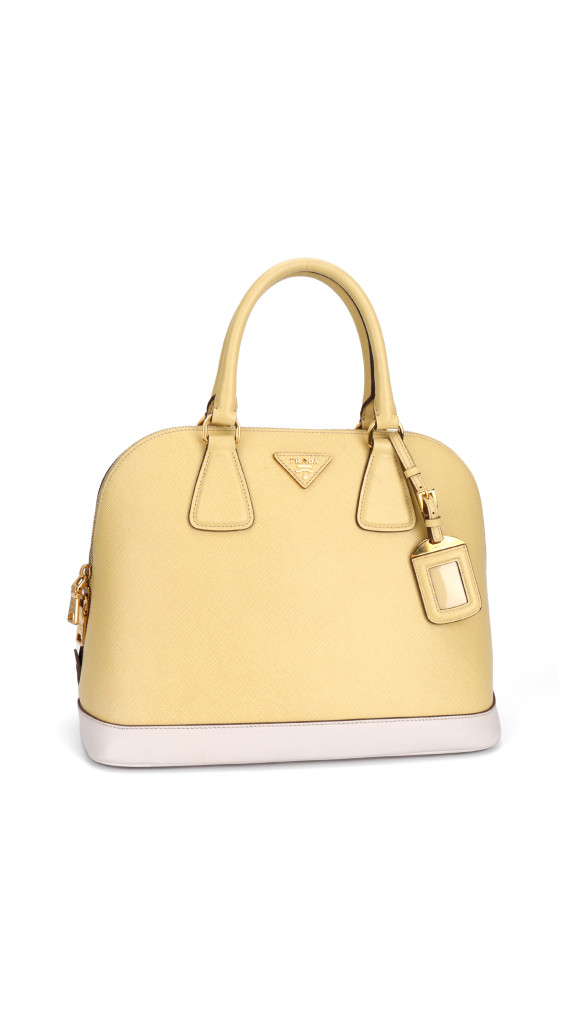 Prada Promenade Saffiano Lux Hand Bag