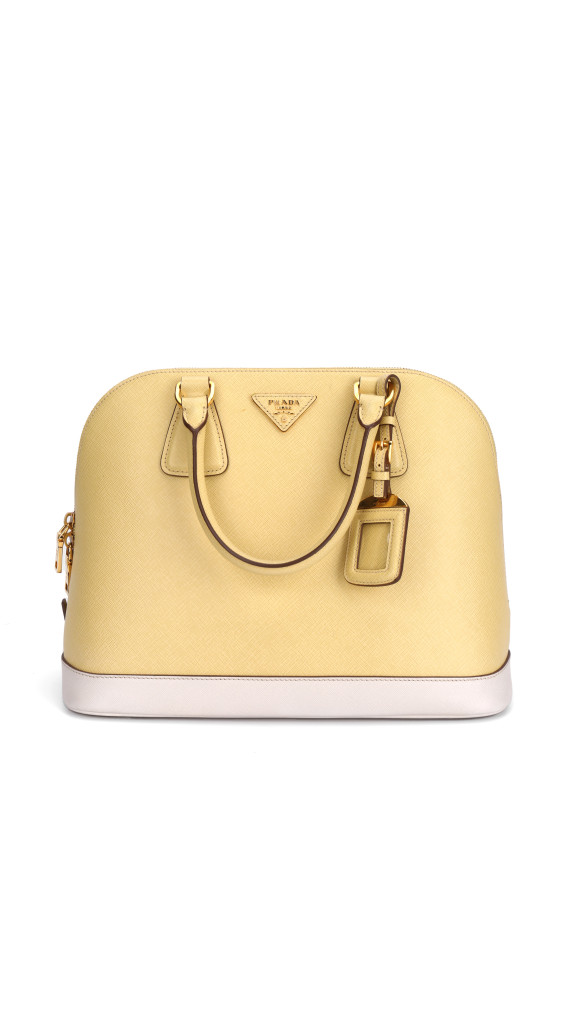 Prada Promenade Saffiano Lux Hand Bag