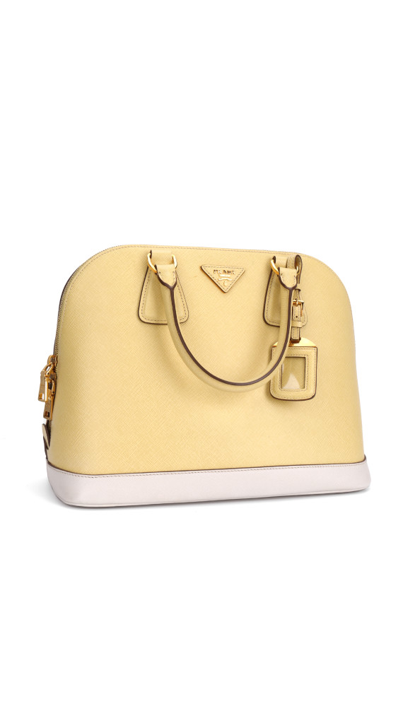 Prada Promenade Saffiano Lux Hand Bag