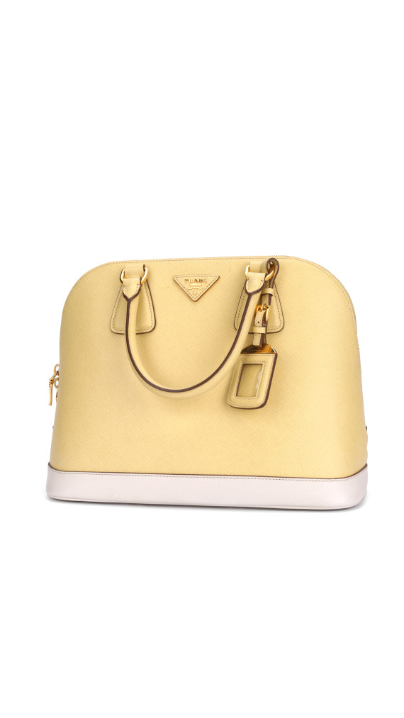 Prada Promenade Saffiano Lux Hand Bag