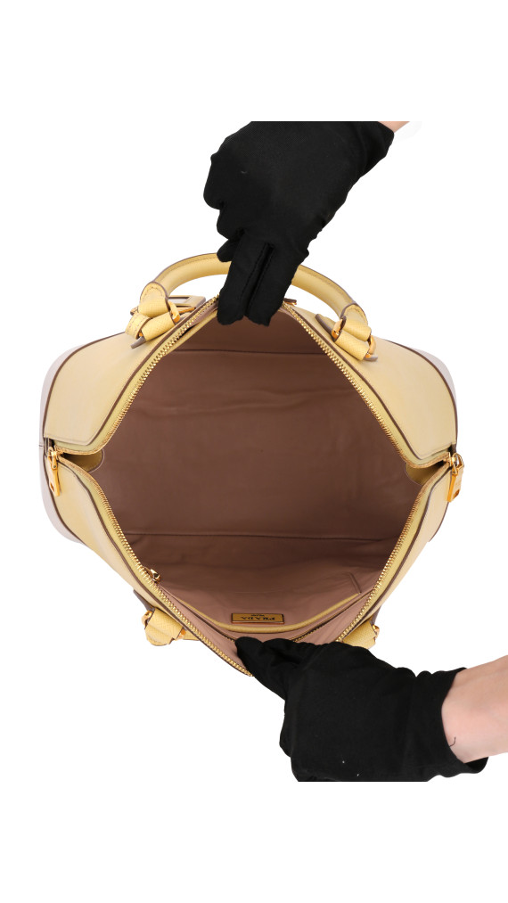 Prada Promenade Saffiano Lux Hand Bag
