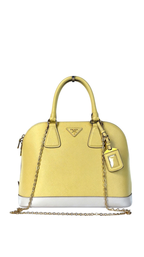 Prada Promenade Saffiano Lux Hand Bag
