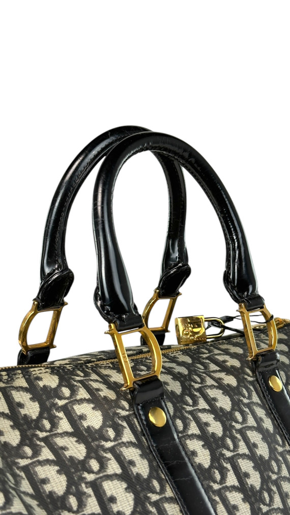 Vintage Dior Boston Bag Size 35