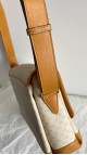 Gucci vintage canvas crossbody bag