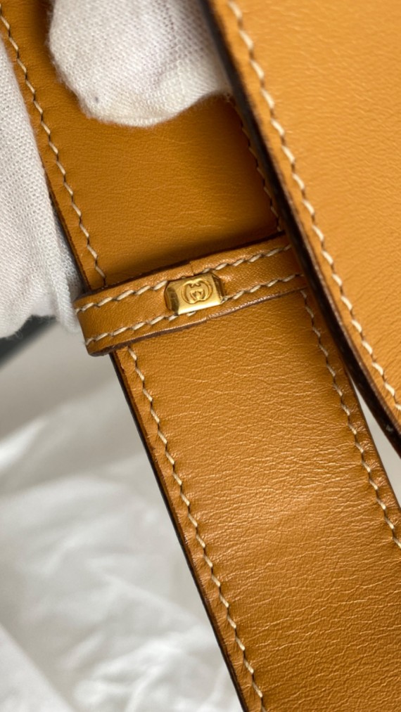 Gucci vintage canvas crossbody bag